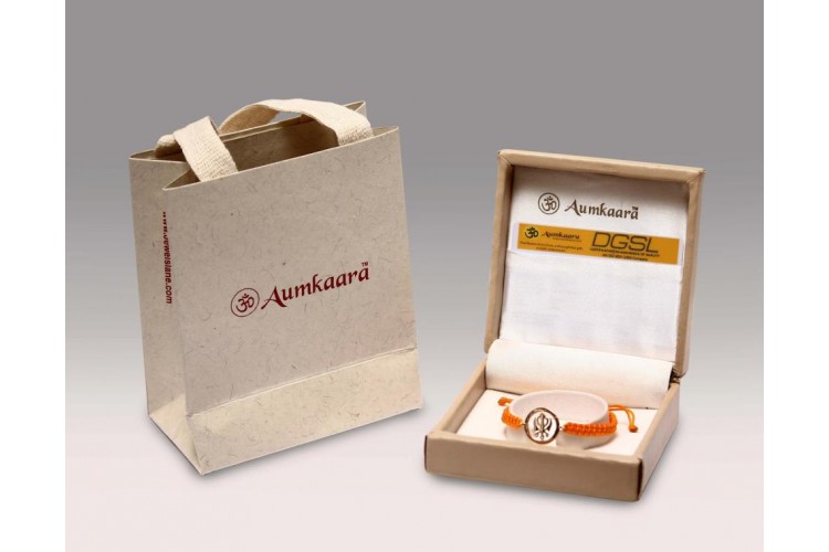Khanda Bracelet in Gold 14k with Diamonds 